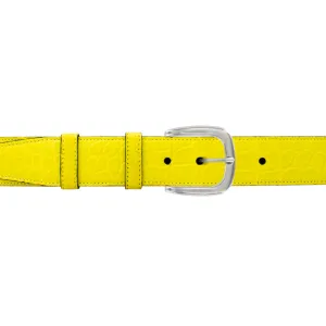 1 1/2" Canary Seasonal Belt with Oxford Cocktail Buckle in Polished Nickel