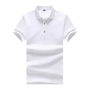 100%Cotton Breathable Solid Color Golf Shirt