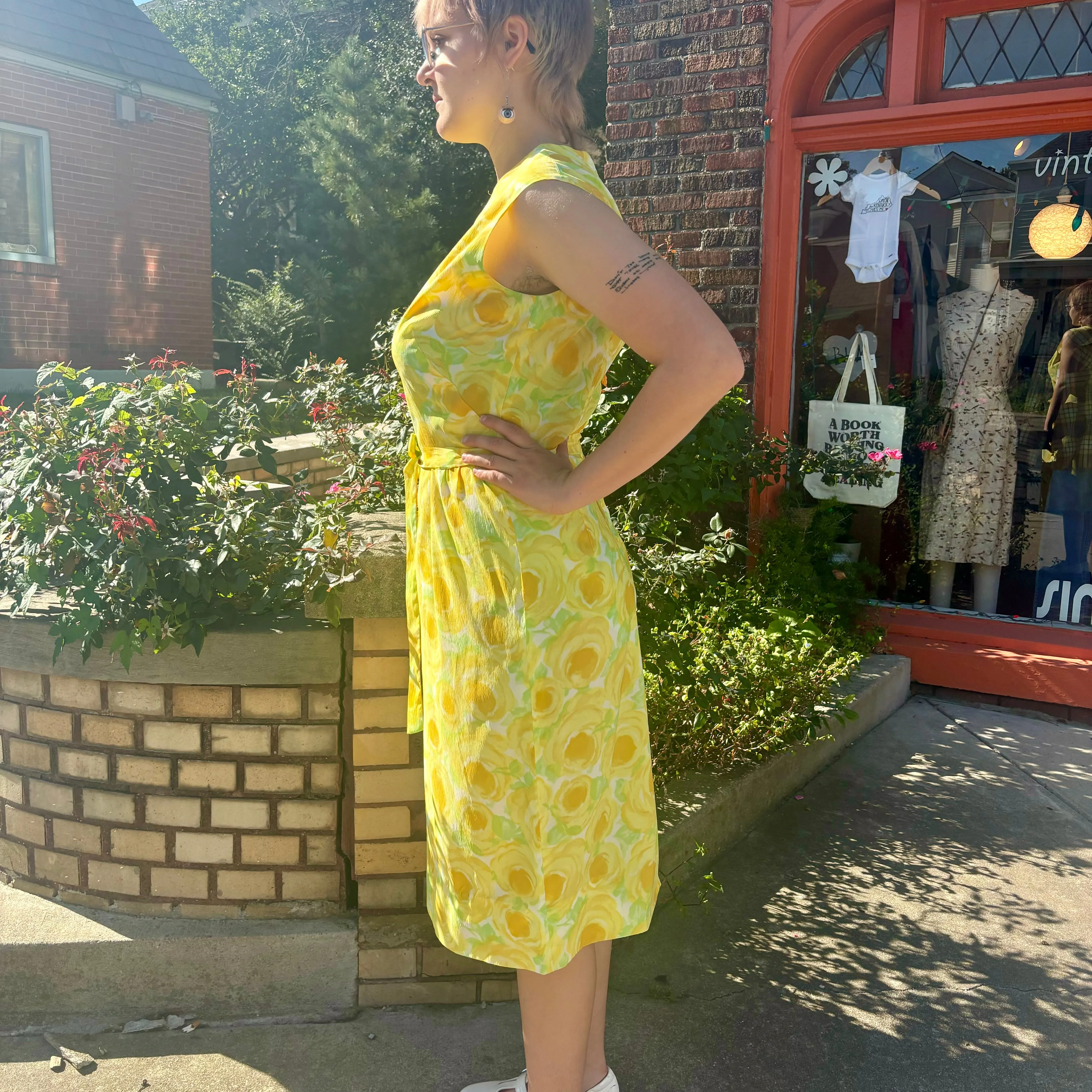 50s Handmade Floral dress