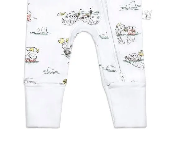 65% off SALE! 2 in 1 Pajama/Playsuit Playful Otters | Gender Neutral