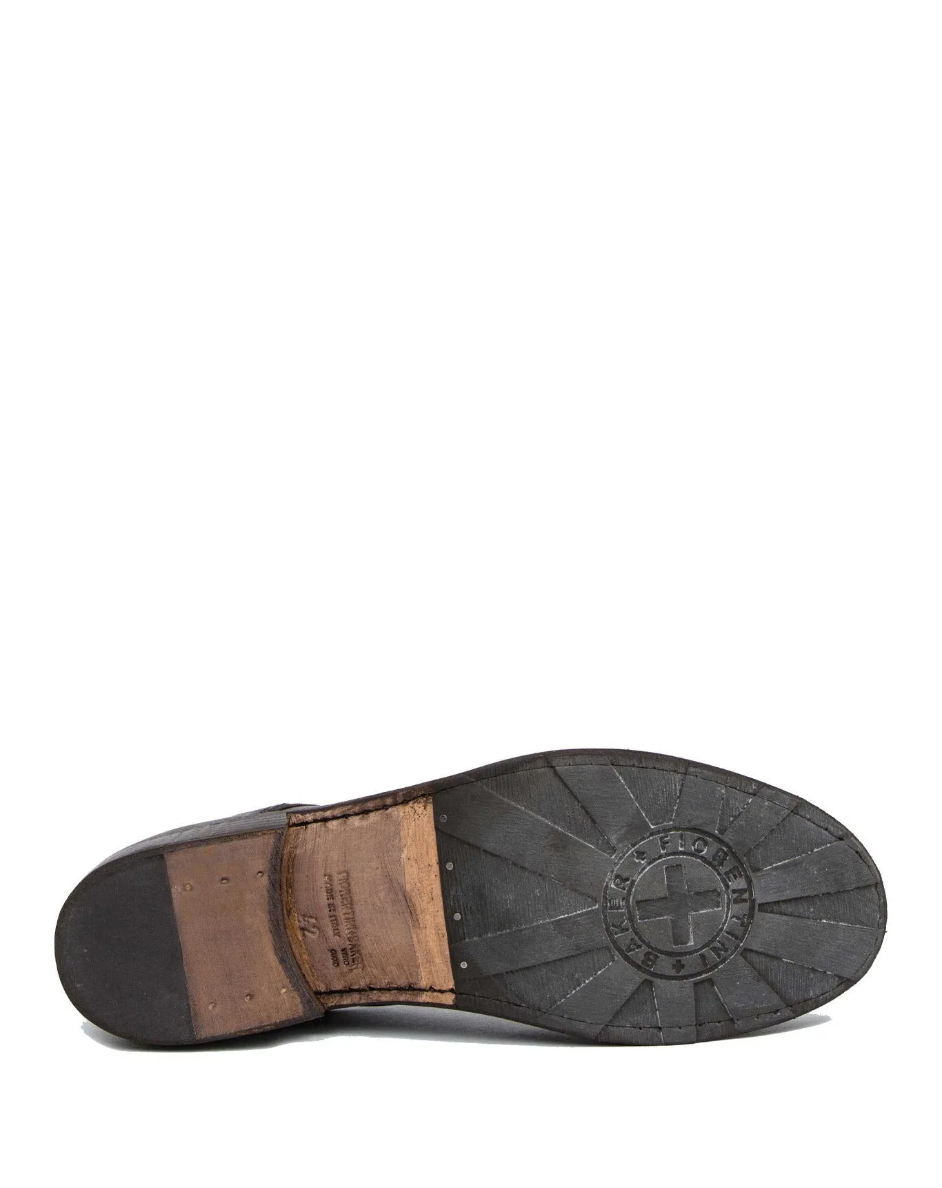 706 Brown Leather Derby Shoes