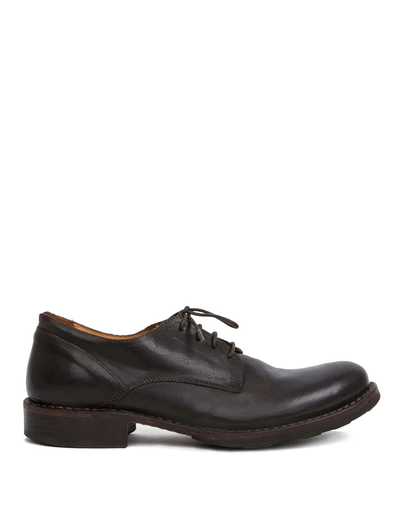 706 Brown Leather Derby Shoes