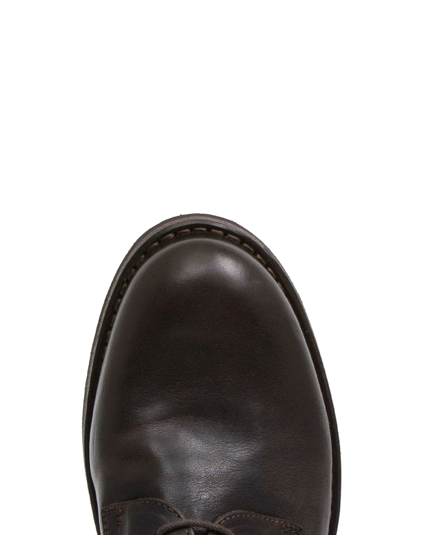 706 Brown Leather Derby Shoes