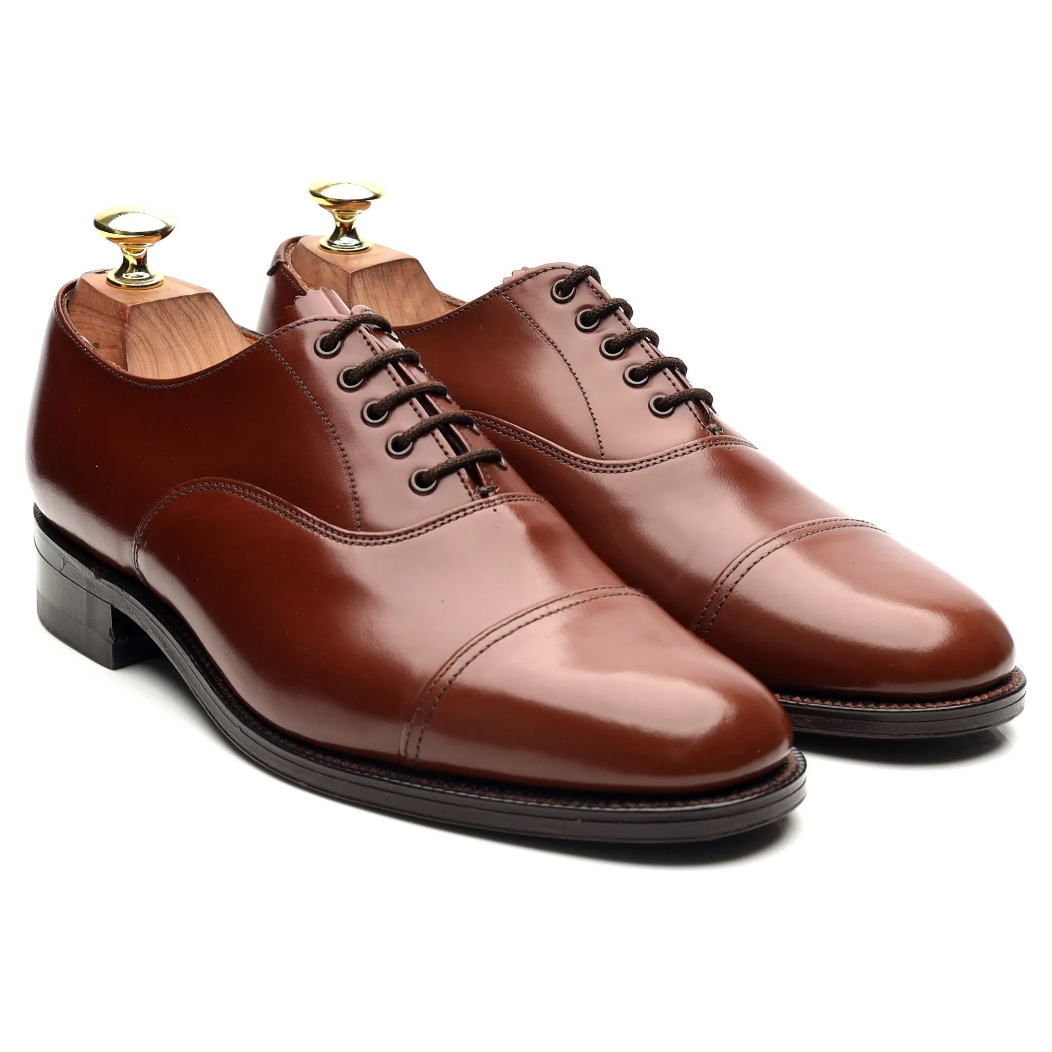'9802/T' Brown Leather Oxford UK 7
