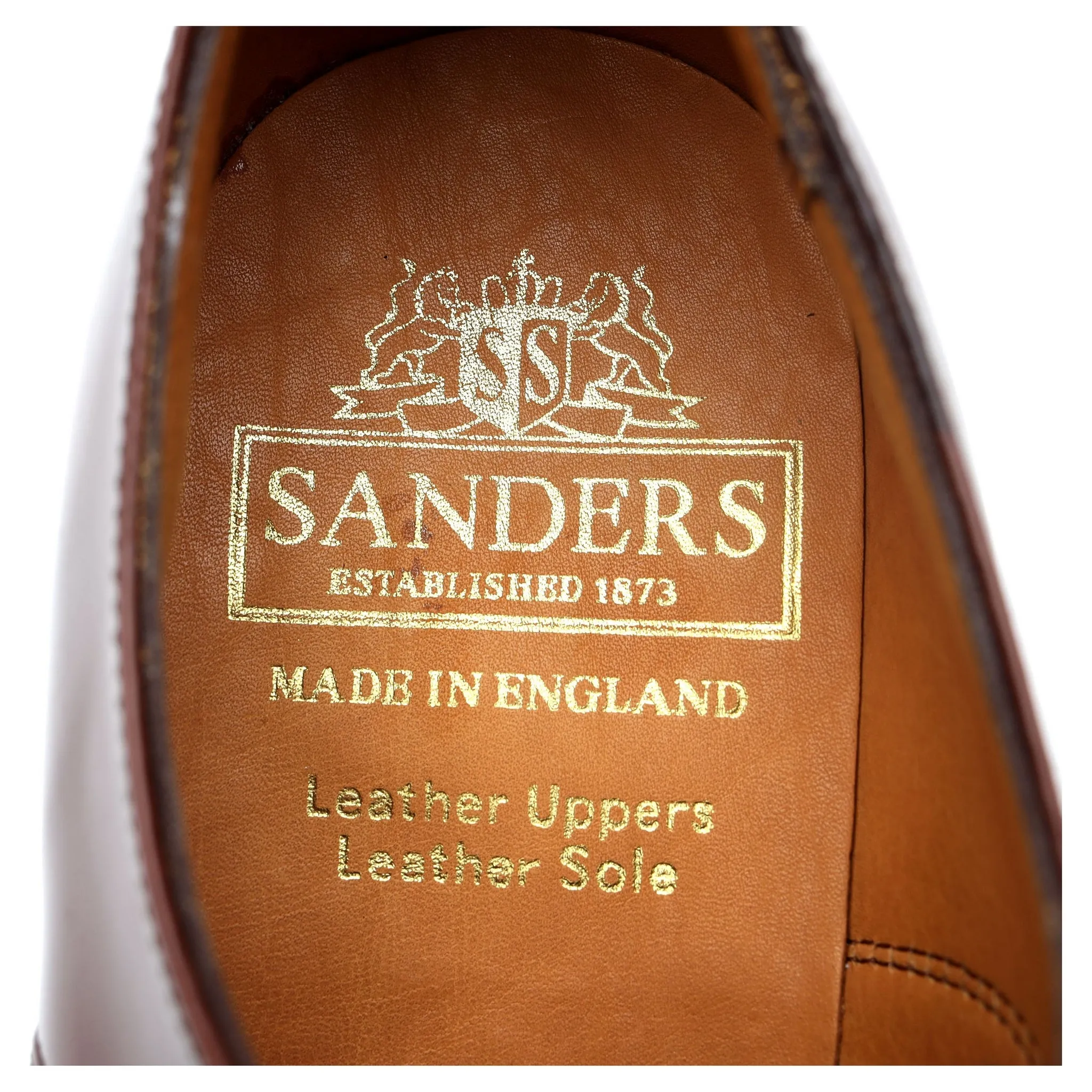 '9802/T' Brown Leather Oxford UK 7