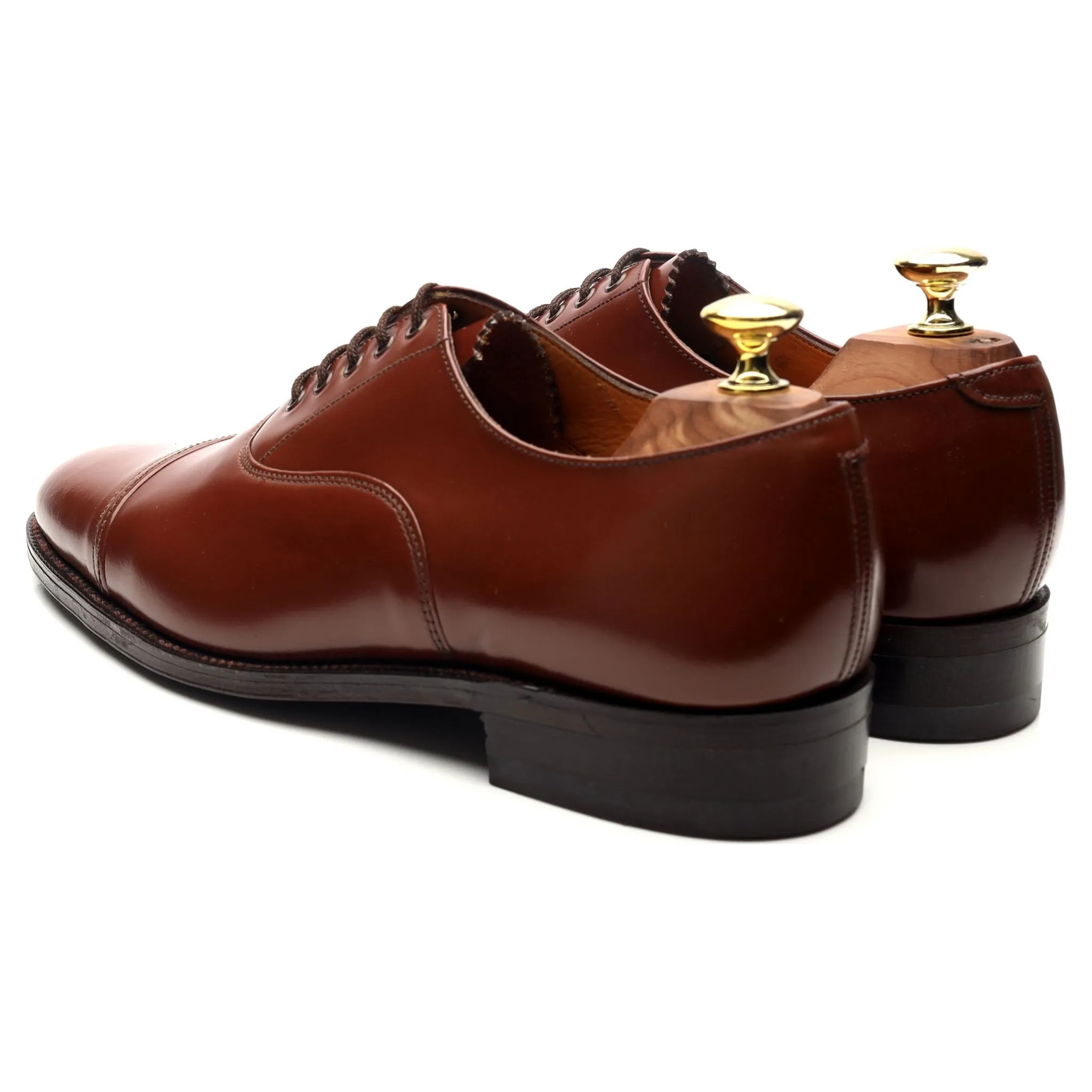 '9802/T' Brown Leather Oxford UK 7