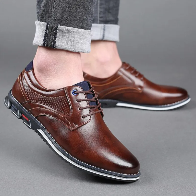 Abraham | Men's Orthopedic Lace-Up Dress Shoes | Arch Support