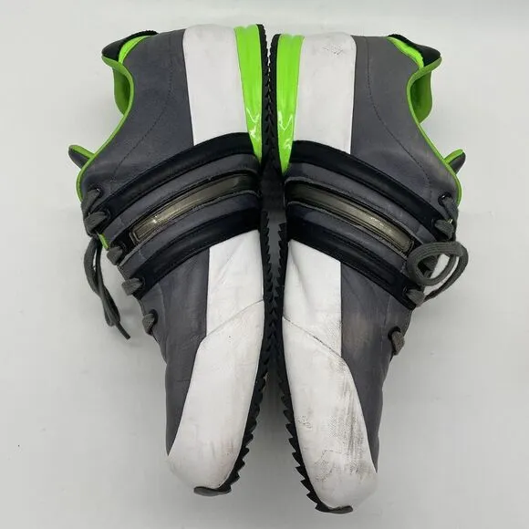 Adidas Mens‎ Size 9.5 Shoes Y-3 Yohji Yamamoto Gray White Green Sneaker Athletic
