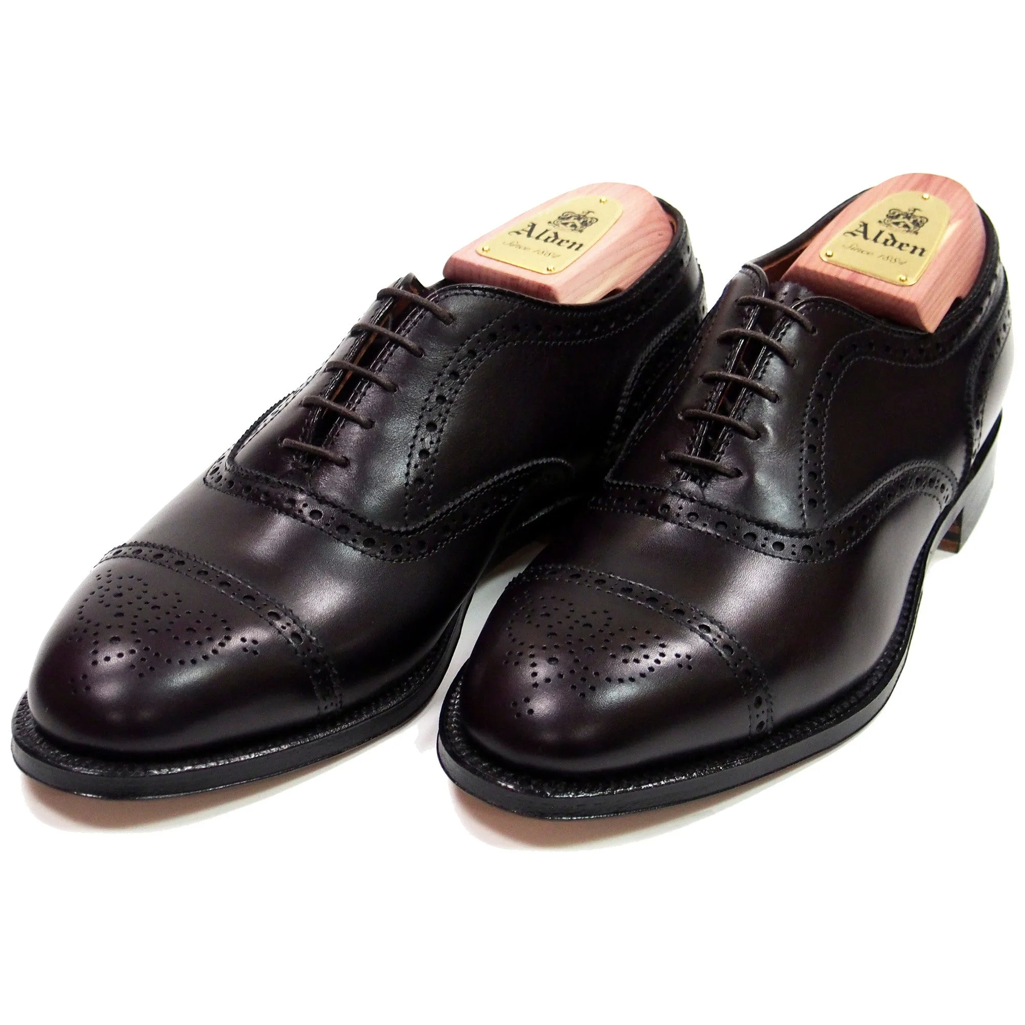 Alden 908 Medallion Tip Balmoral
