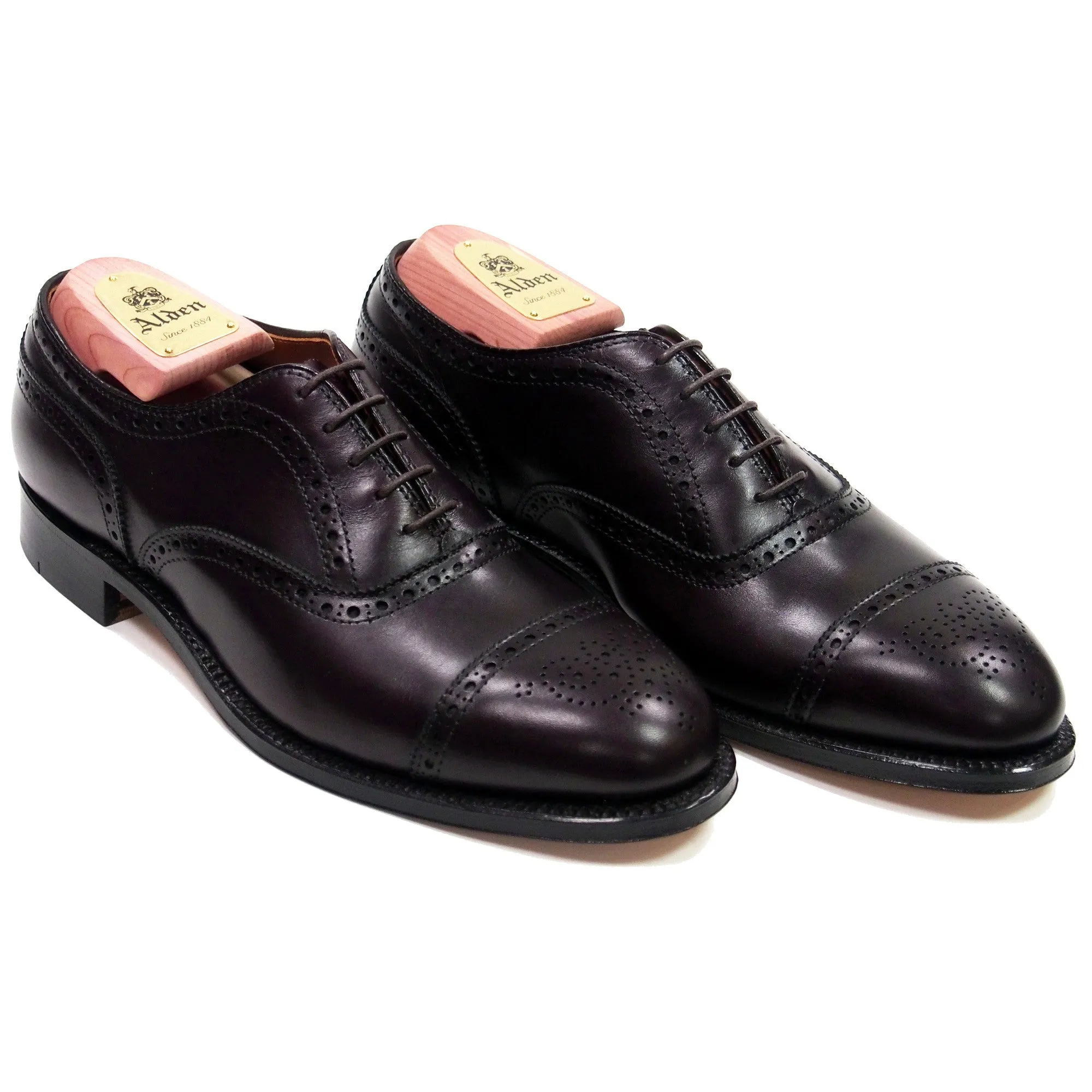 Alden 908 Medallion Tip Balmoral