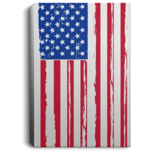 American Flag Canvas .75in Frame