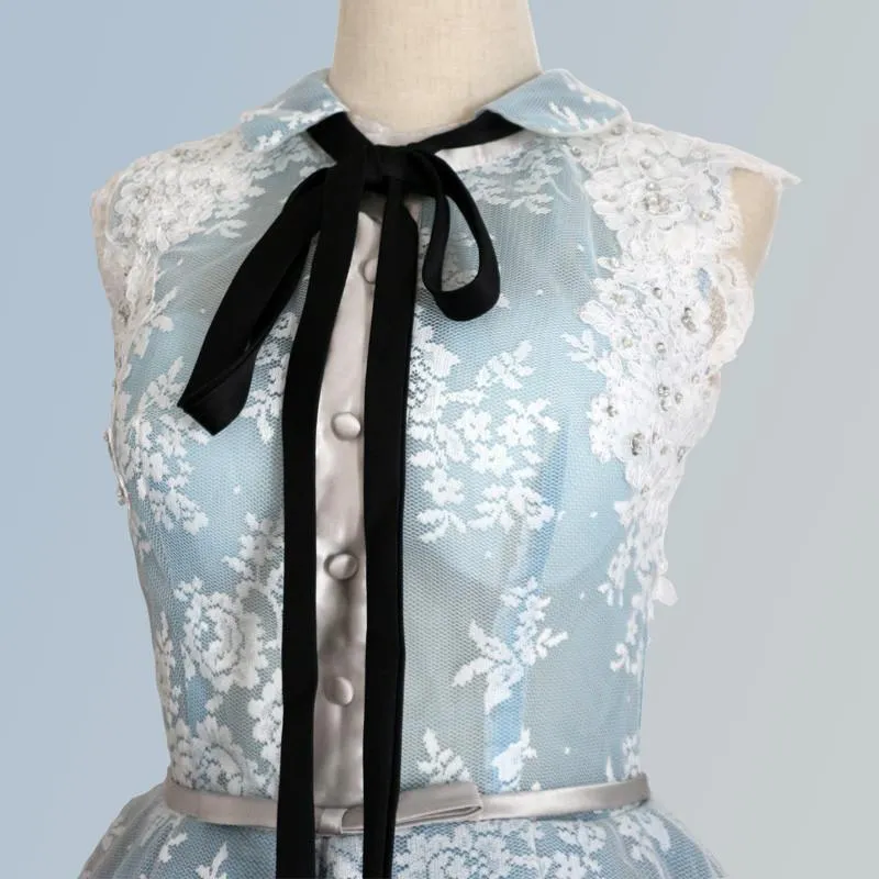 Anneprom Cute A Line Lace Short Homecoming Dresses,Graduation Party Dress APH0058