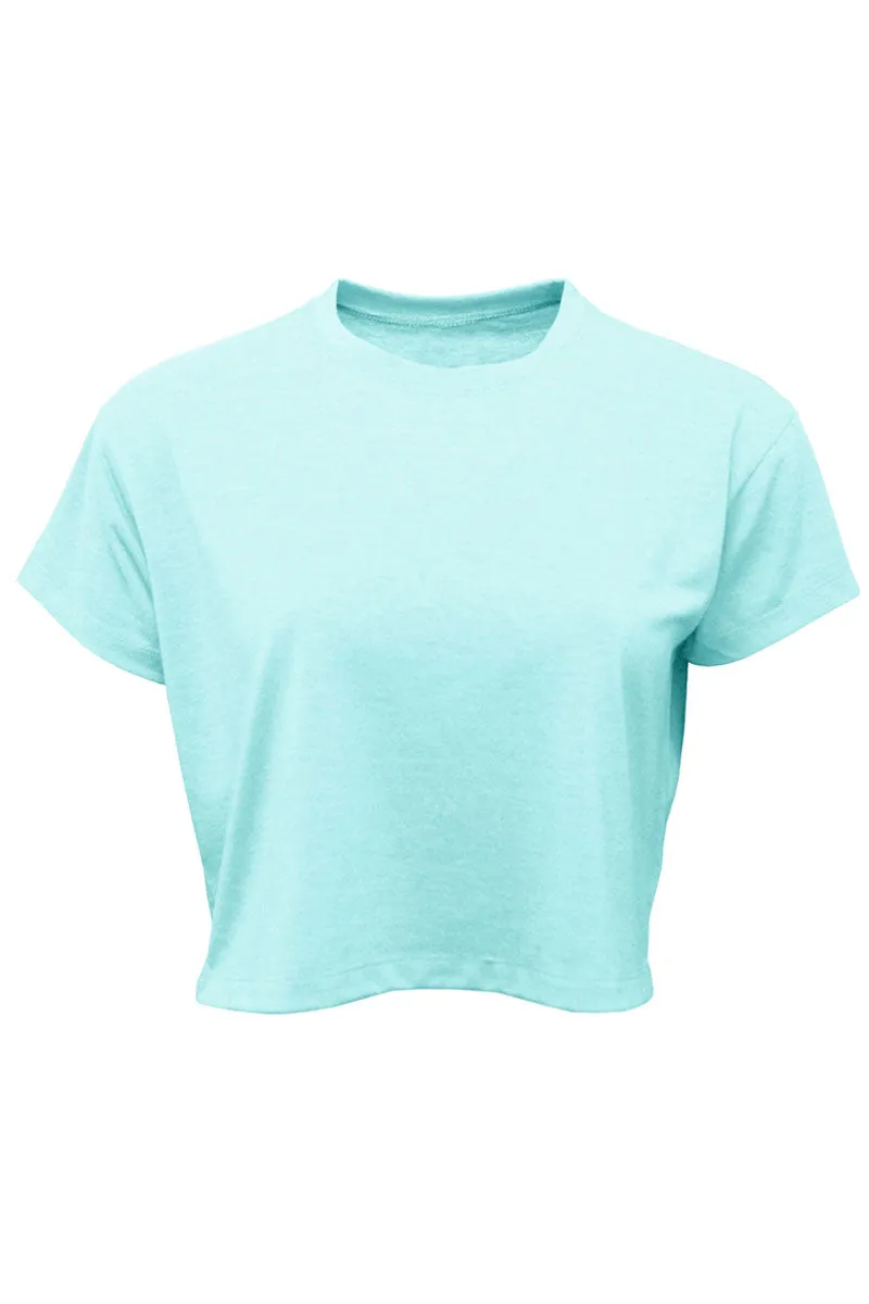 Athletic Varsity Texas Women's Soft-Tek Blend Crop T-Shirt