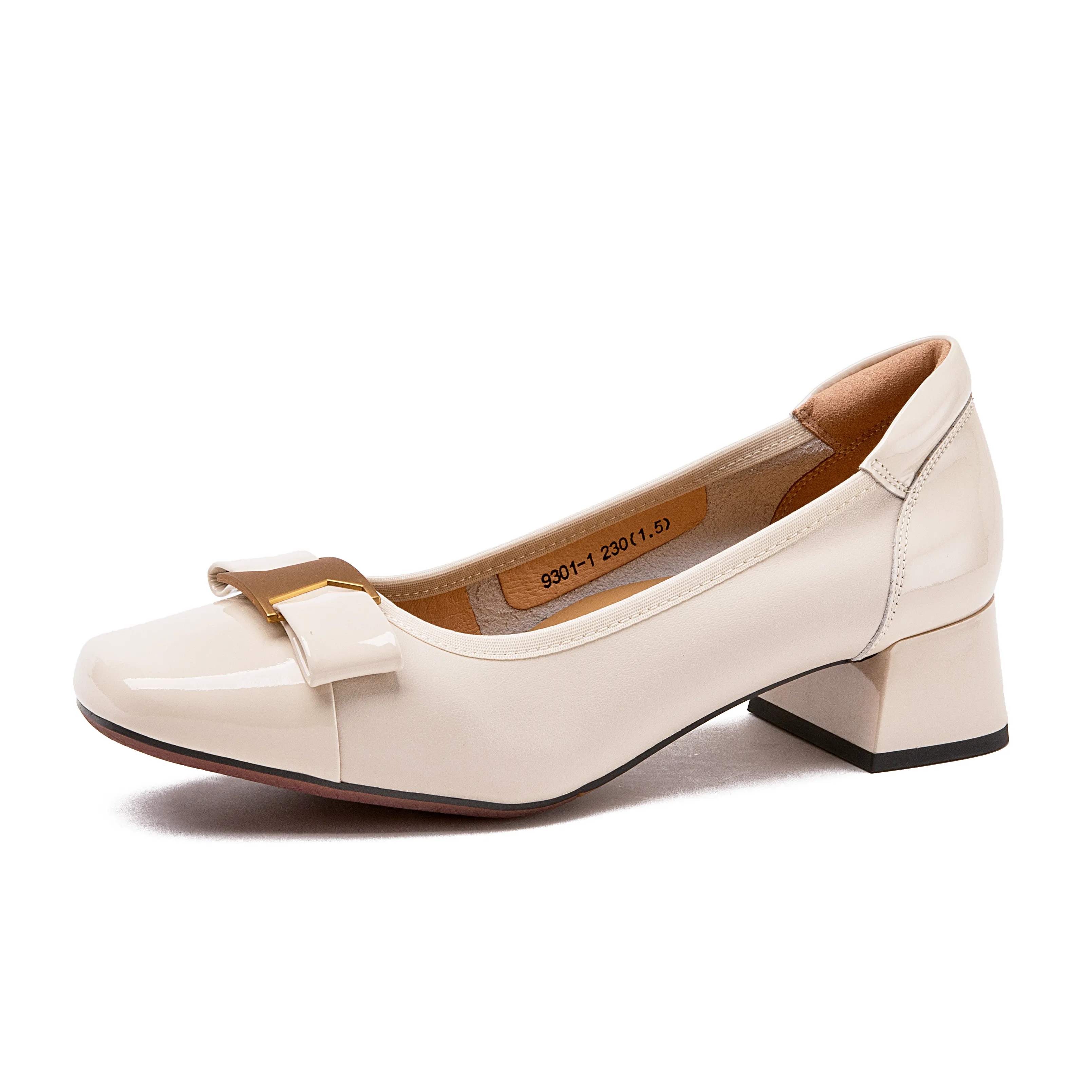 Audrey Mid-heeled Shoes, White