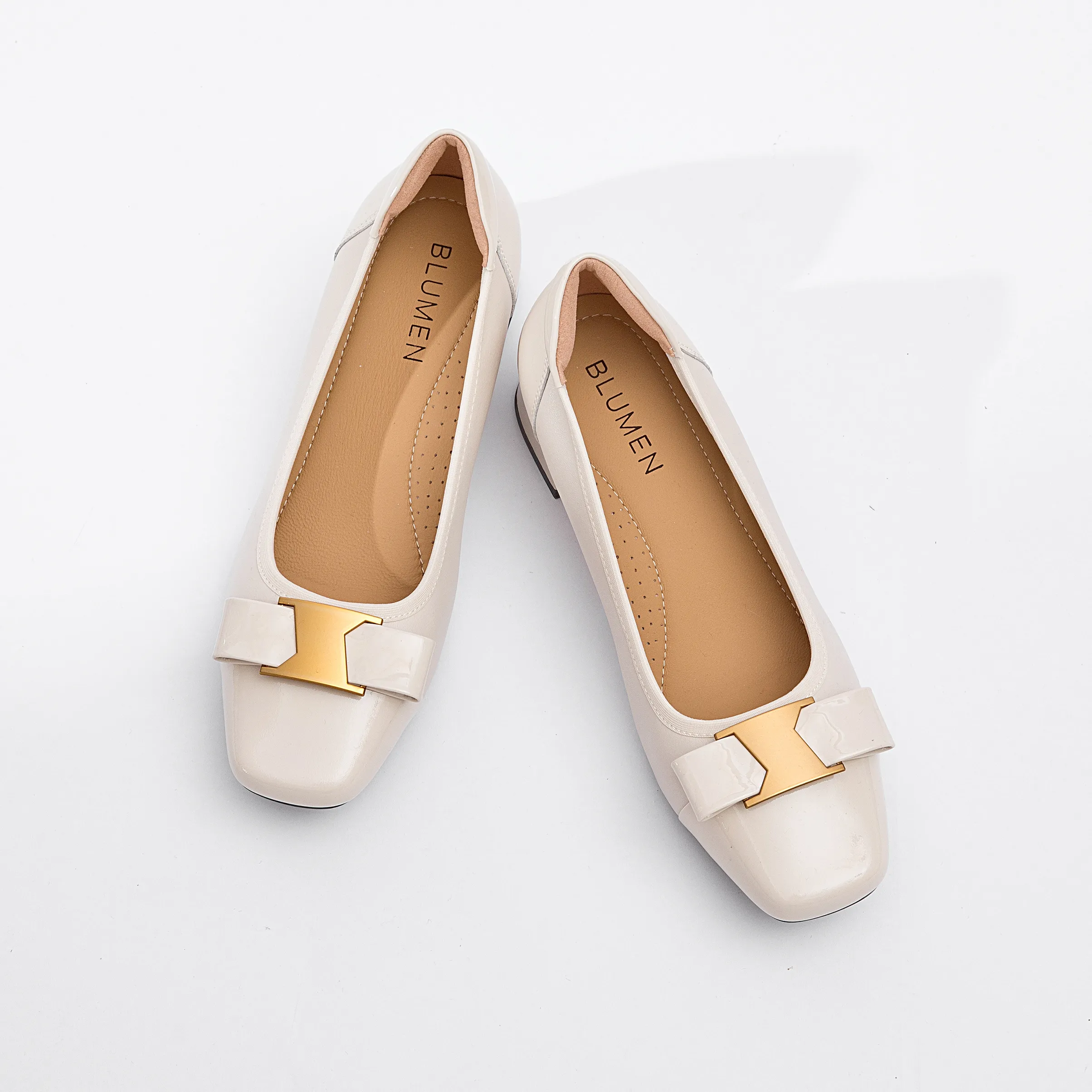 Audrey Mid-heeled Shoes, White