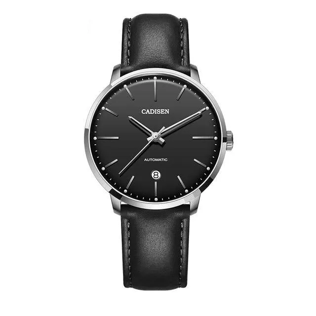 Automatic Mechanical  Leather Casual Business Retro Wrist watch