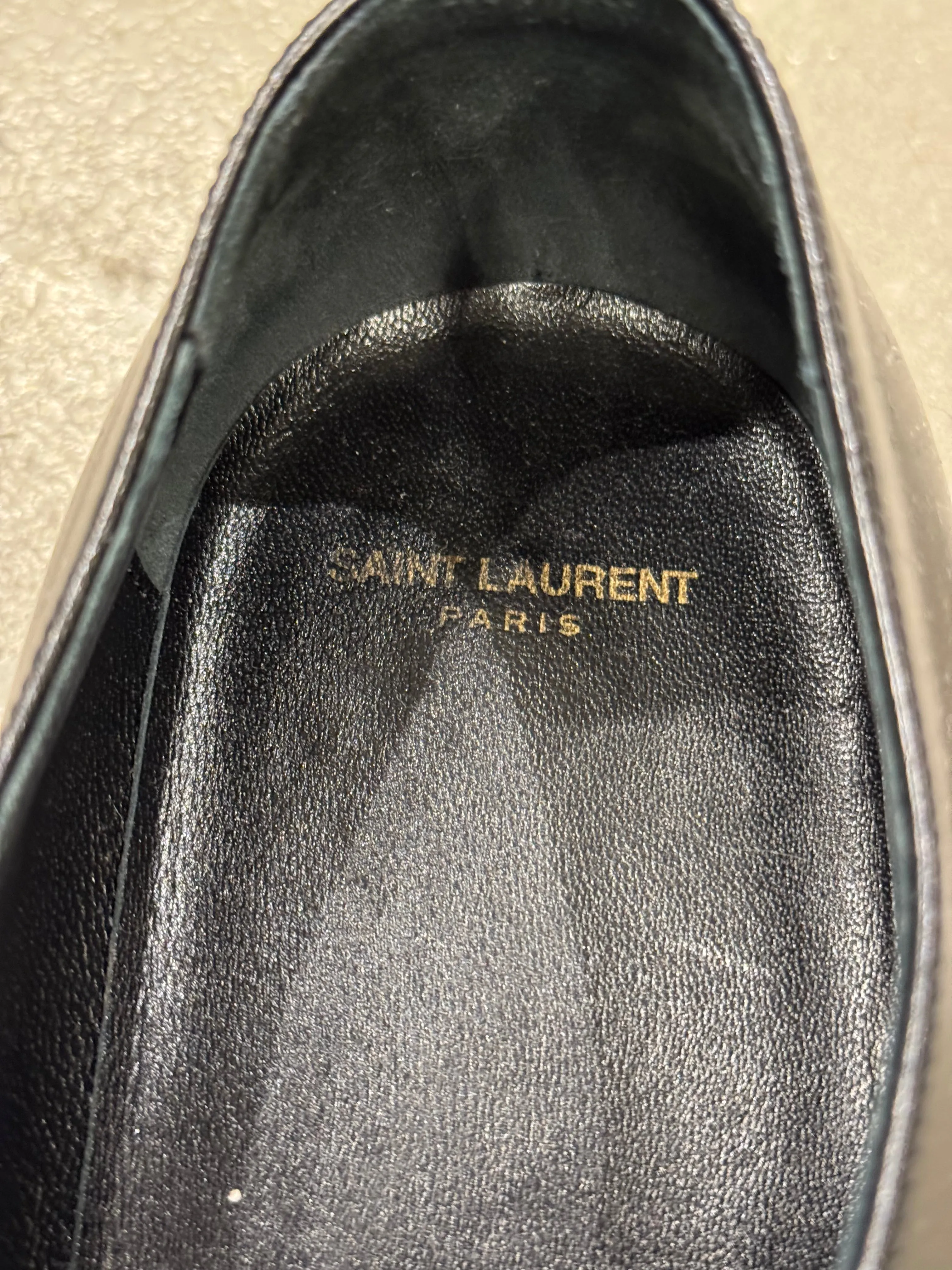 A/W2014 Saint Laurent by Hedi Slimane runway leather creepers derby shoes