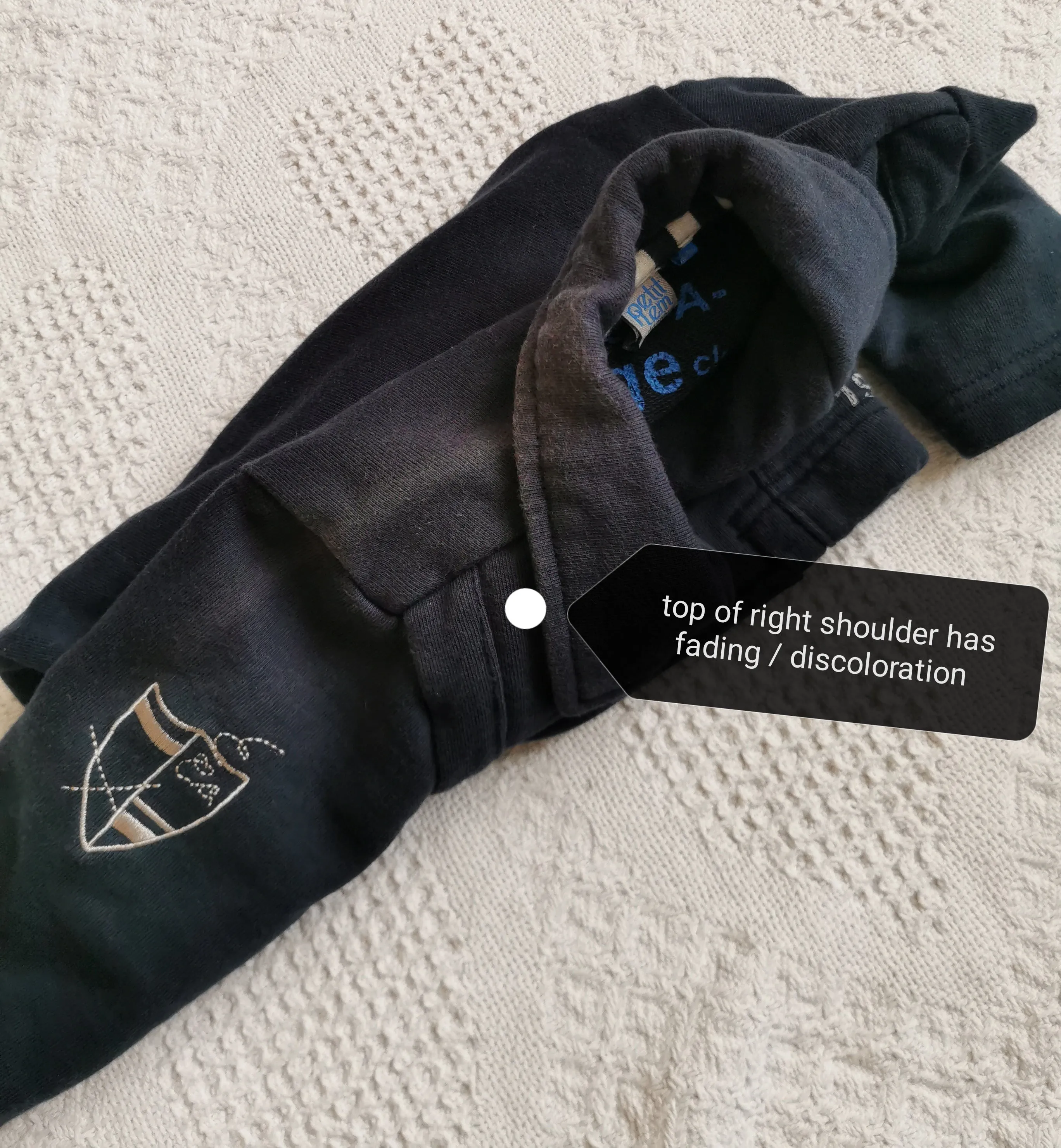BABY BOY SIZE 6 MONTHS - PETIT LEM, Designer Fashion, Navy Blue Soft Blazer Jacket GUC B30