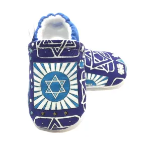 Baby Shoes - Star of David (Navy) - 4 LEFT!