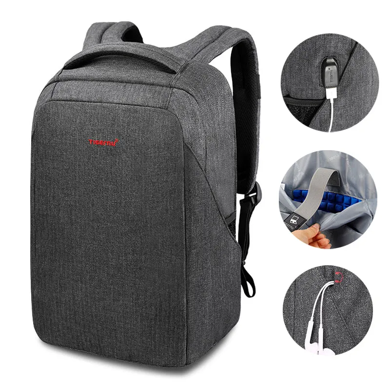 Backpack USB Charging & Anti-Theft <br> Oxford