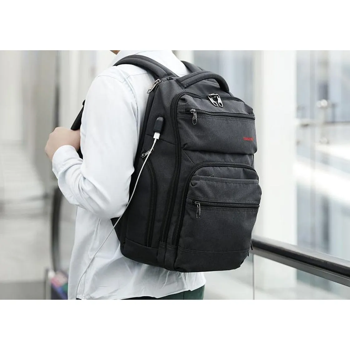 Backpack USB Charging & Anti-Theft <br> Oxford