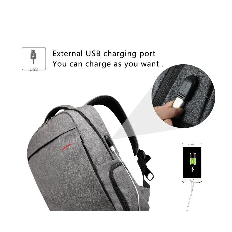 Backpack USB Charging & Anti-Theft <br> Oxford