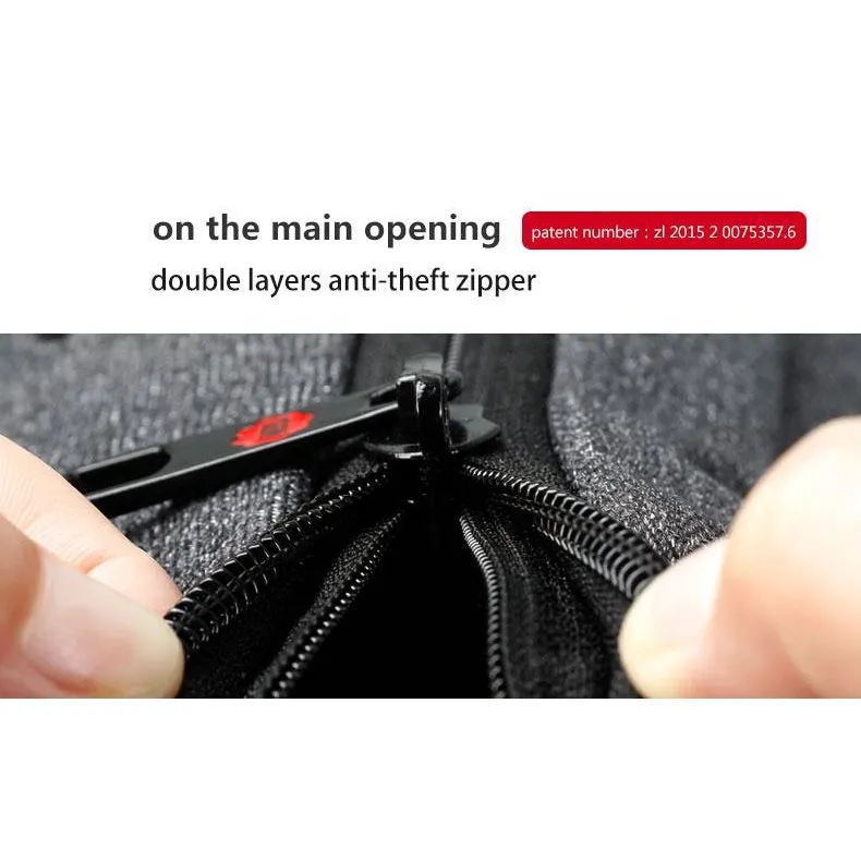 Backpack USB Charging & Anti-Theft <br> Oxford