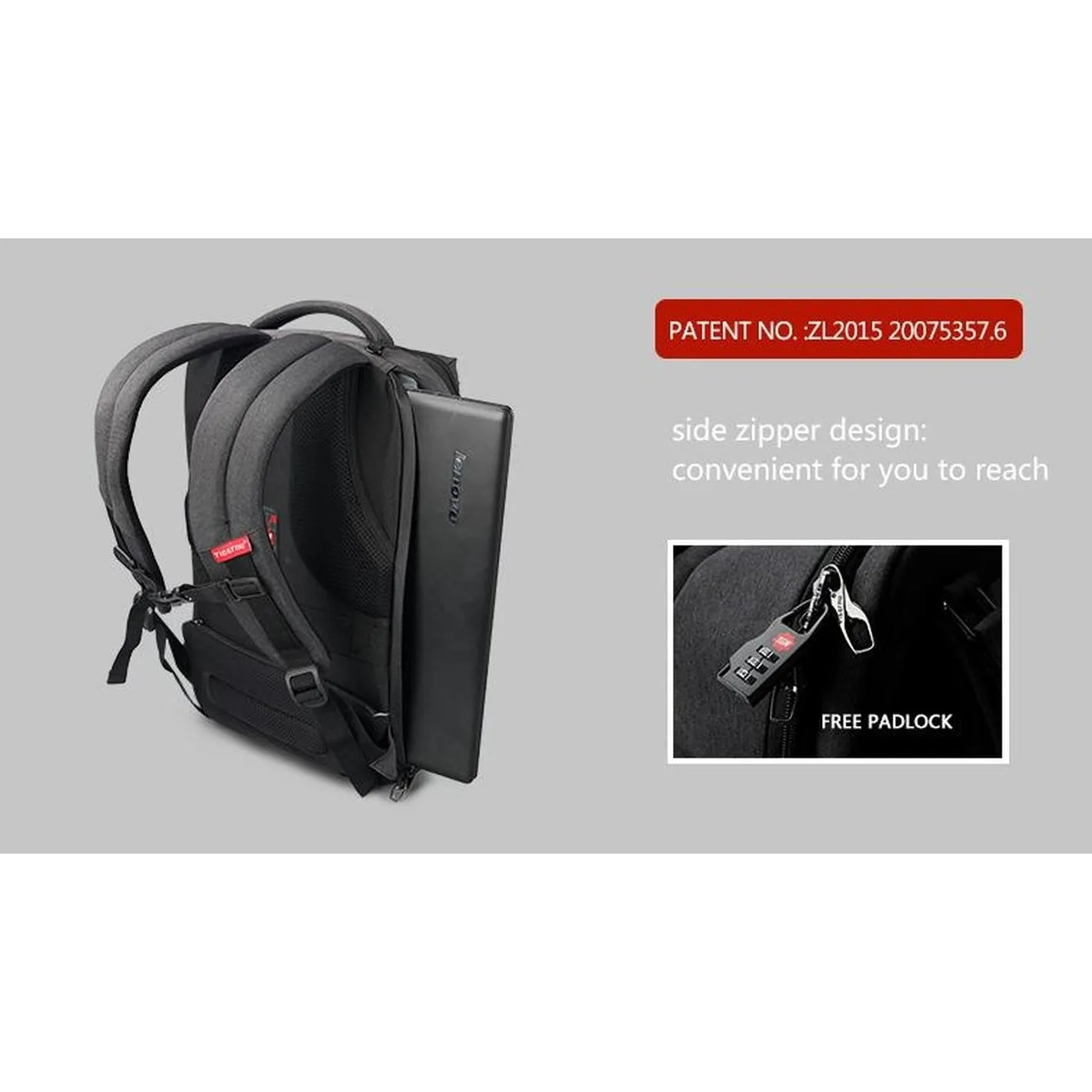 Backpack USB Charging & Anti-Theft <br> Oxford