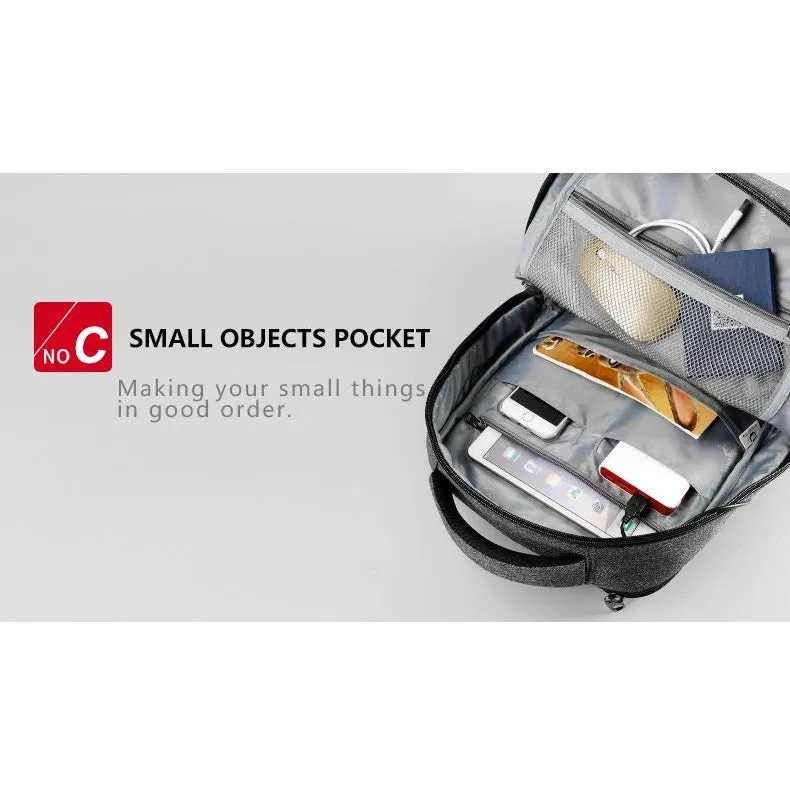 Backpack USB Charging & Anti-Theft <br> Oxford