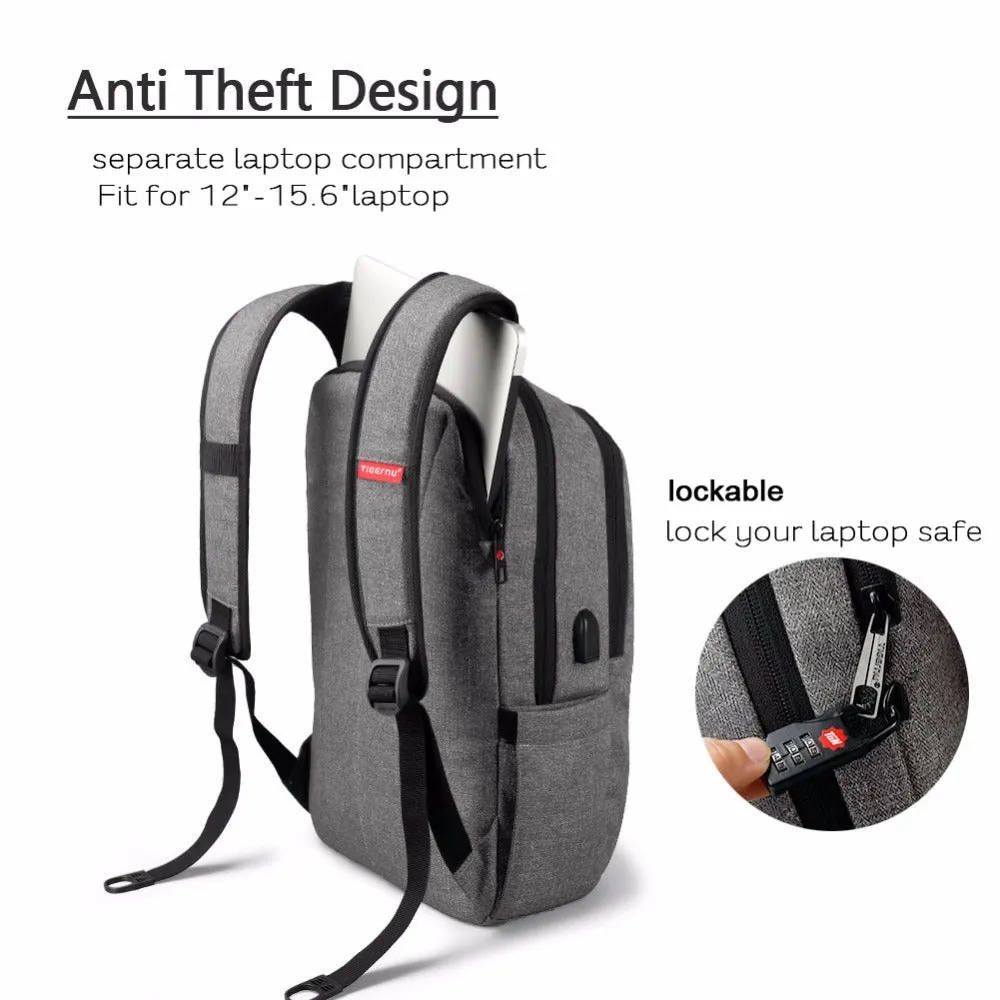 Backpack USB Charging & Anti-Theft <br> Oxford