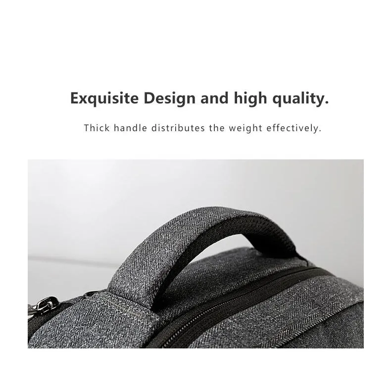 Backpack USB Charging & Anti-Theft <br> Oxford