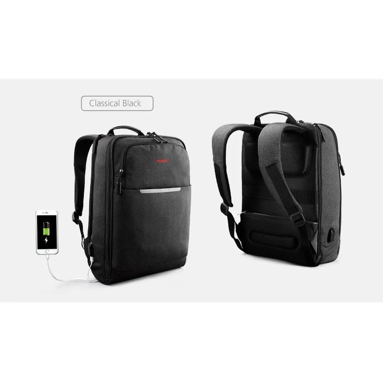 Backpack USB Charging & Anti-Theft <br>Oxford