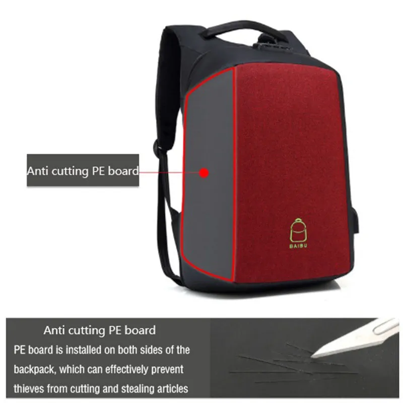 Backpack USB Charging & Anti-Theft<br> Ox