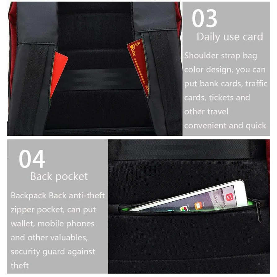 Backpack USB Charging & Anti-Theft<br> Ox