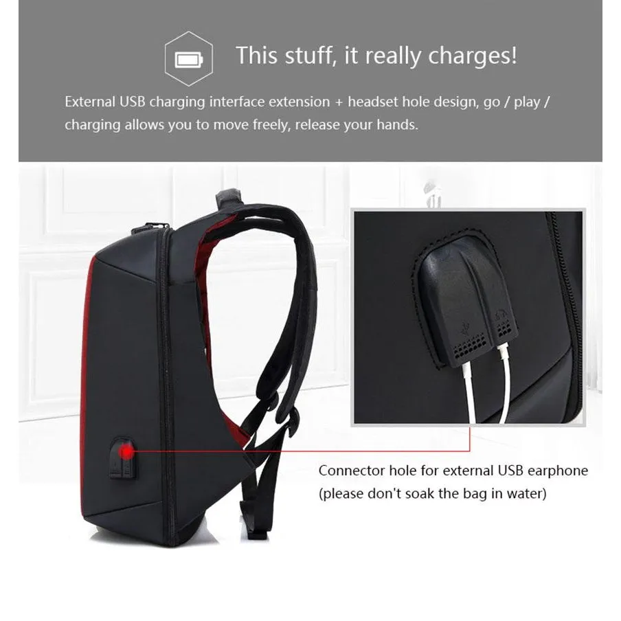 Backpack USB Charging & Anti-Theft<br> Ox