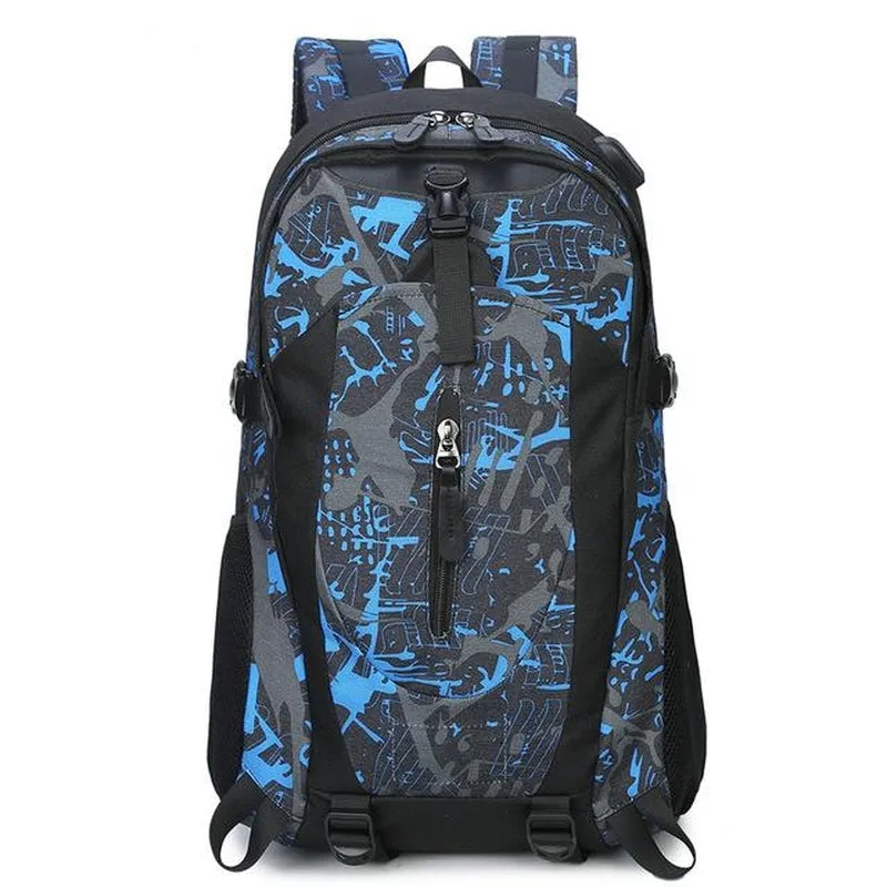 Backpack USB Charging & Water Resistant <br> Oxford