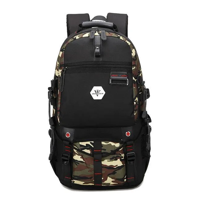 Backpack USB Charging & Water Resistant <br> Oxford