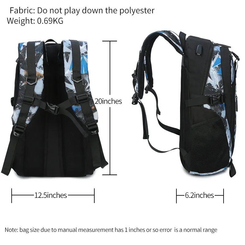 Backpack USB Charging & Water Resistant <br> Oxford