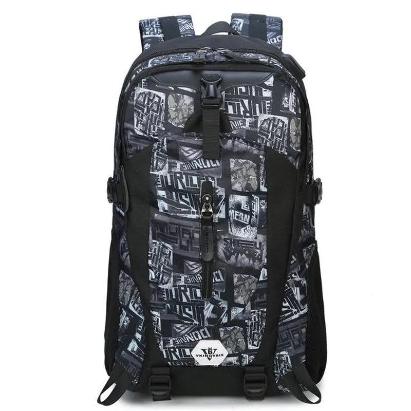 Backpack USB Charging & Water Resistant <br> Oxford