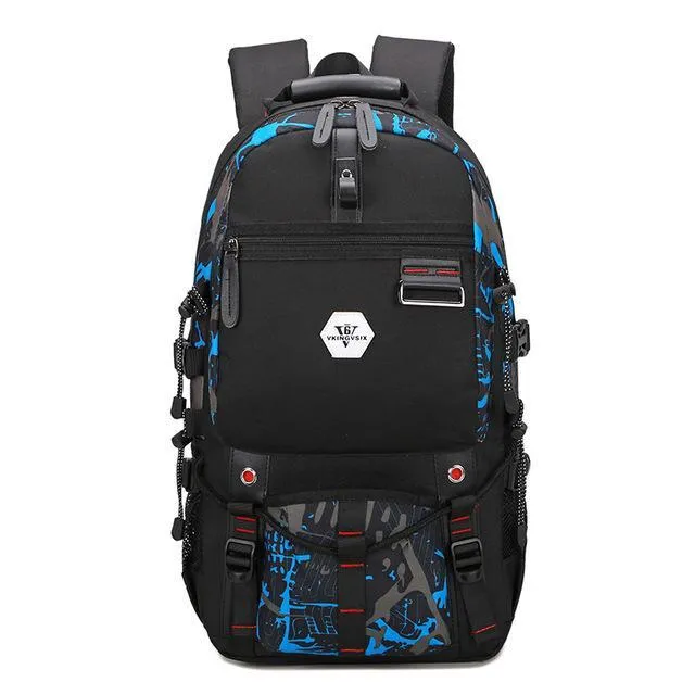 Backpack USB Charging & Water Resistant <br> Oxford