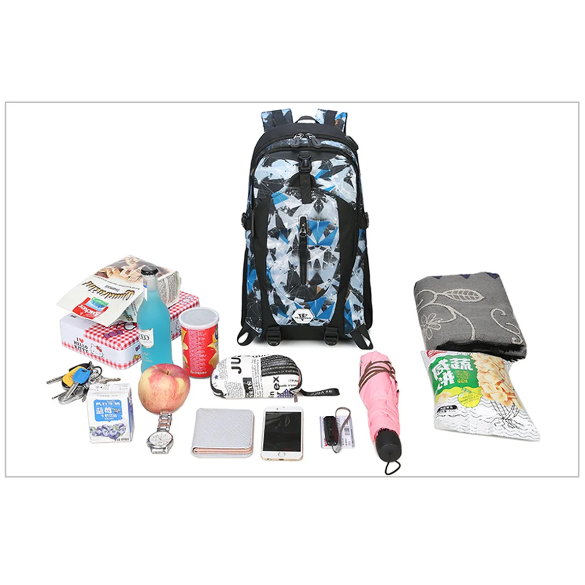 Backpack USB Charging & Water Resistant <br> Oxford