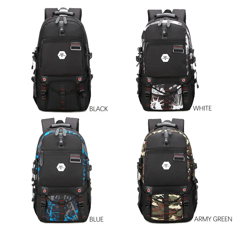 Backpack USB Charging & Water Resistant <br> Oxford