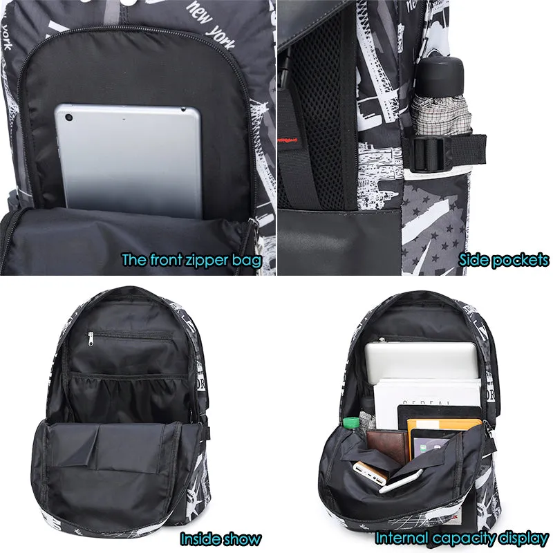 Backpack USB Charging <br> Oxford