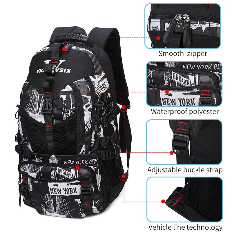 Backpack USB Charging <br> Oxford