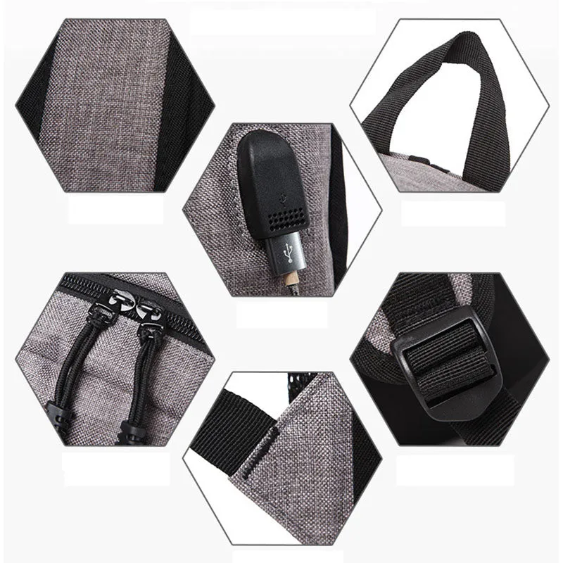 Backpack USB Charging <br> Oxford