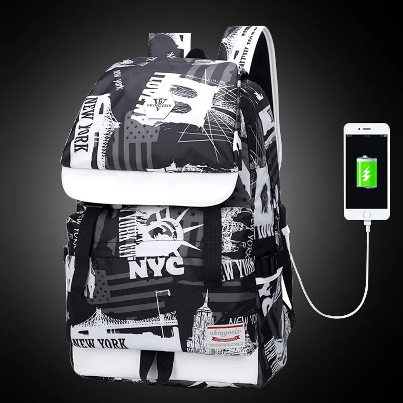 Backpack USB Charging<br> Oxford