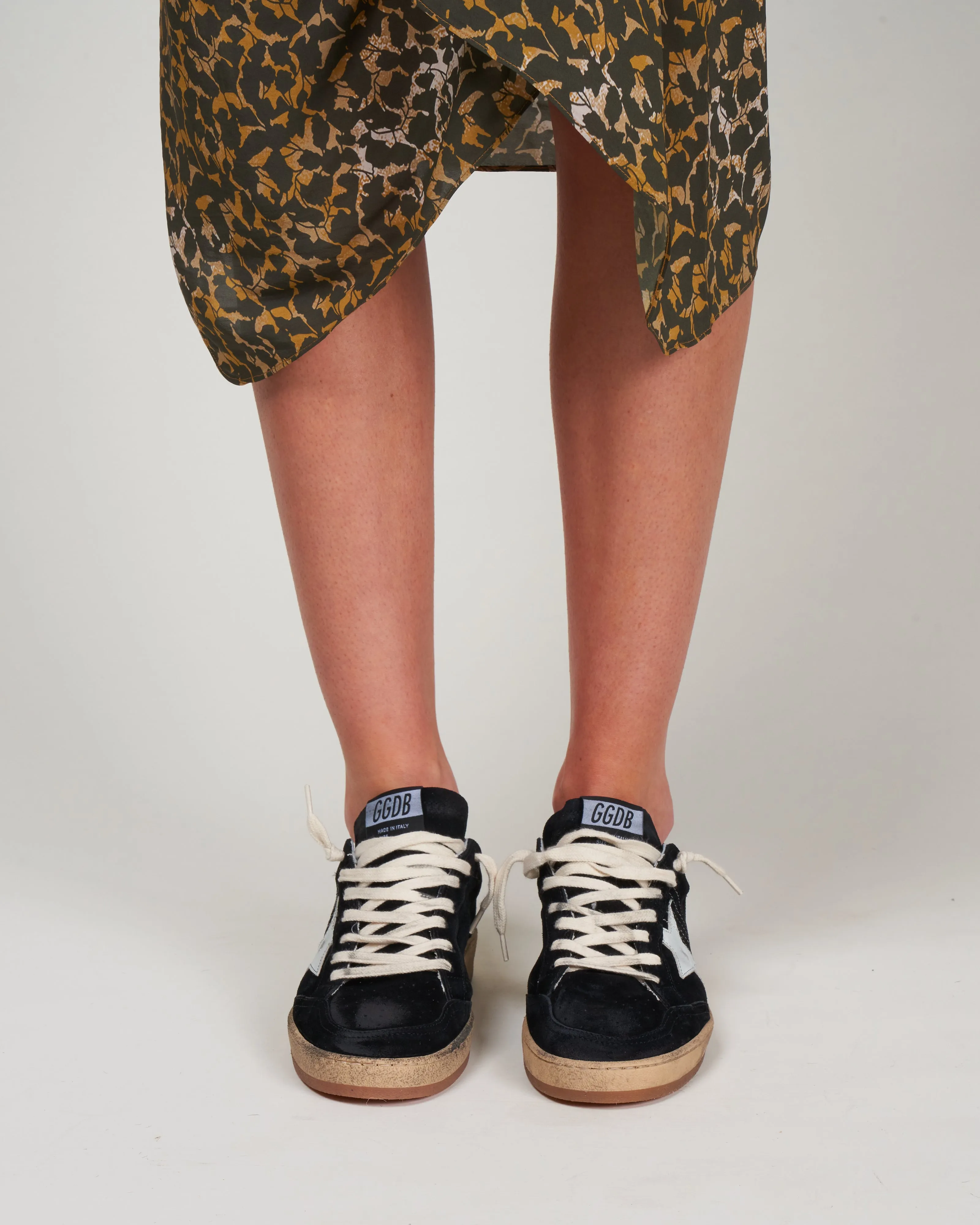 ball star stitching and spur leather star and heel - black/white
