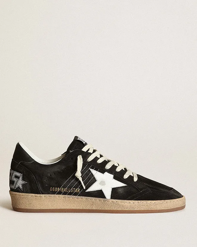 ball star stitching and spur leather star and heel - black/white