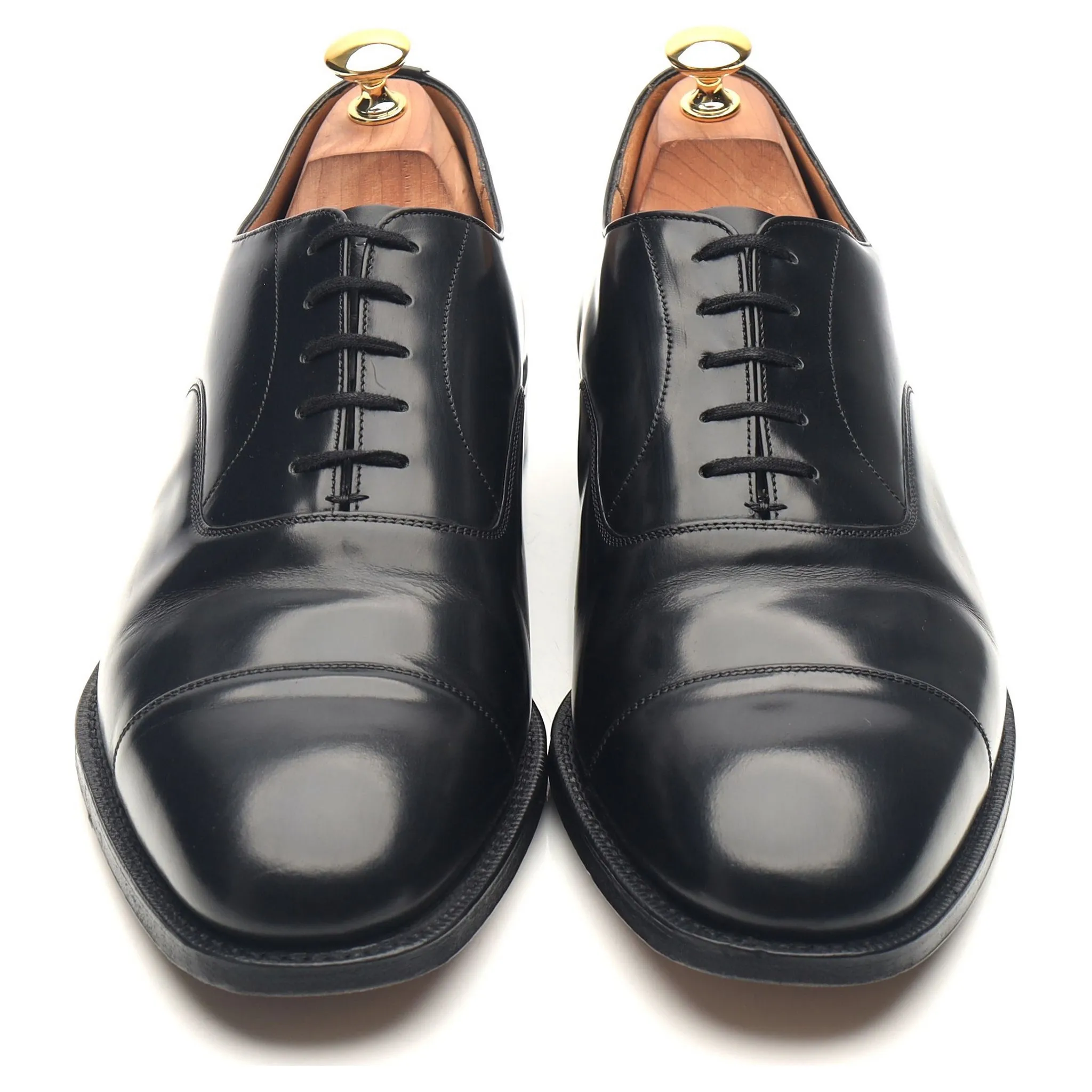 'Balmoral' Black Leather Oxford UK 10.5 G
