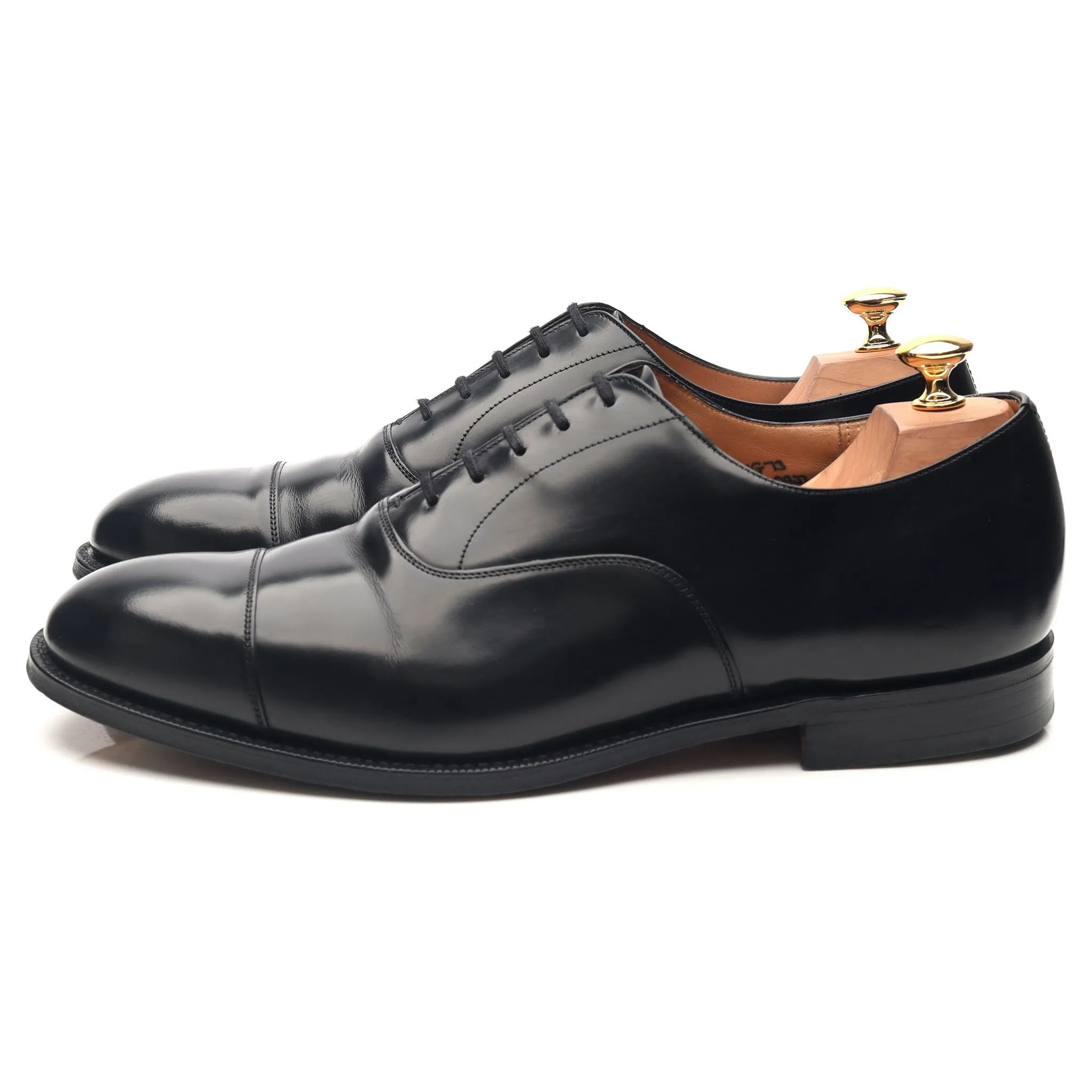 'Balmoral' Black Leather Oxford UK 10.5 G